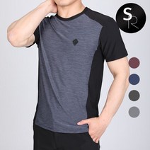 [스타일랑] 바운스 남성 여름용 가성비 갑 냉감 라운드 반팔 티셔츠_빅사이즈 등산복 작업복 쿨티