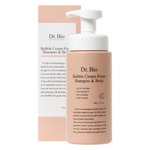 닥터바이오 버블 크림폼 샴푸&바디, 500ml, 1개