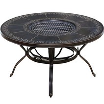 야외 바비큐 숯불 테이블 화로 마당 하향식 로스타, 100CM 겸용 숯불구이 테이블