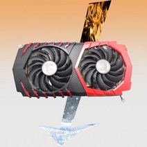 그래픽카드 팬 수리 부품 2pcs pld10010s12hh 4pin msi radeon r9 rx470 480 570 580 gtx1080ti 1080 1070 1060 게임용