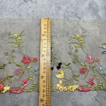 소창원단 메쉬 레이스 수 놓은 장식 패브릭 작은 신선한 가방, [02] unilateral