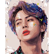DIY 명화 그리기 아이돌 모음 60x75cm 캔버스프레임, 60x75, 단독이다., C