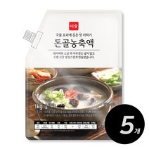 미슐 돈골농축액 1kg, 5개