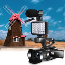 캠코더 4k ultra hd 48mp youtube 라이브 스트리밍용 30x 줌 ir, rx100-마이크-라이트, 협력사, SD 카드 없음
