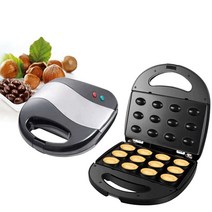 커피콩빵기계 땅콩빵 계란빵 간식 양면가열 1400w 3cm, 대용량 너트 기계