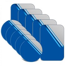 판금 공구 자석 자동차 전화 홀더 철 시트 디스크 교체 마그네틱 마운트에 대 한 5 개/몫 금속 접시 스티커, 38x50mm