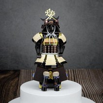 금속 조립 모델 3D 미니 금속 DIY 조립 모델 일본 갑옷 전국 사무라이 장식 아케치 미츠하이드 전투 장난, 06 Naoe Kansui, 한개옵션1