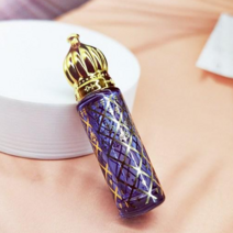 휴대용 아로마 에센셜 마사지 오일 향수 롤온 공병 빈티지, 8ML 레트로 블루