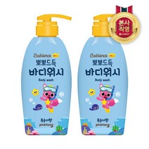 베비언스 핑크퐁 바디워시 380ml 복숭아향 X 2개, 350ml