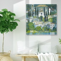 구스타프 클림트 명화 고급인테리어그림 캔버스 액자, 21 카소네의 교회