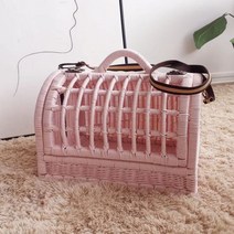 강아지 기내용 가방 소형견 산책 슬링백 항공 닥스훈트 중형견 숄더백, 1