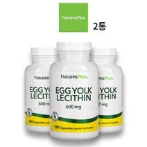 네이처스플러스 난황레시틴 난유캡슐 600mg 180캡슐, 2통, 180, 2개
