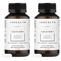 Js헬스 칼슘 + 서포트 포뮬러 60정 Jshealth Calcium 60 Tablets Kpf 2개