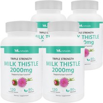 마이라이프내추럴스 고함량 밀크시슬 2000mg, 4병