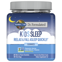 가든오브라이프 키즈 슬립 구미 60정/ Garden of Life Dr. Formulated Kids Melatonin Free Sleep 60Gummy