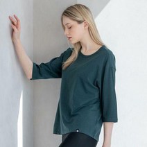 뒤란 DURAN 바이오 6부 오버사이즈 티셔츠 DTF2W-4069 5colors