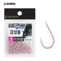 금호조침 덕용 감성돔 낚시바늘 핑크 KE-504, 1개