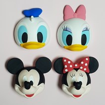 [빈스퍼퓸]미키미니set 도널드데이지set 차량용석고 오너먼트 차량용석고방향제 무향, 클린코튼