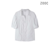 [ZOOC] 레이스배색 포인트 블라우스 IV_V222MSC945