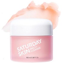 새터데이 스킨 Saturday Skin Melt + Cleanse Makeup Remover Balm Daily Cleansing Facial to Oil Double Face W