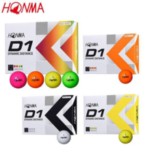 혼마 D1 DYNAMIC DISTANCE 2피스 골프볼골프공 1더즌, 오렌지