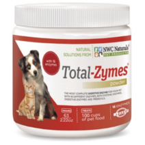 NWC Naturals 토탈자임 강아지 고양이 소화효소 파우더 2.2oz 63g