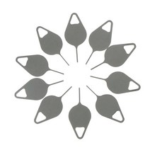 범용 Sim 카드 트레이 제거 꺼내기 핀 키 도구 10 개 스마트폰 휴대 전화 이젝터 핀용 스테인레스 스틸 바늘