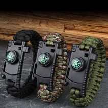 다기능 나침반 팔찌 여행 캠핑 등산, 카키