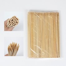 캠핑 떡 소시지 핫도그 닭 어묵 오뎅 바베큐 대나무 꼬지 꼬챙이 꼬치, 1개(100개 묶음), 1개