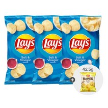 레이즈 솔트 & 비네거 감자칩 184.2g x 3개 (레이즈 오븐베이크드 42.5g 증정)