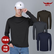 BFL WMR015 남성 겨울용 기모 라운드 티셔츠 / 95~110사이즈까지 포근하고 따뜻한 빅사이즈 티셔츠_운동복 맨투맨