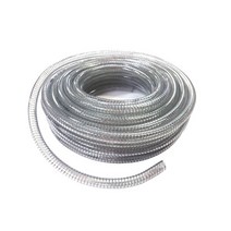 식품용 스프링호스 50mm x 40M롤 투명호스 고압호스 철심호스 급배수용 공업기기용 물호스
