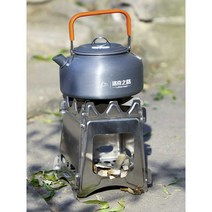 야외 캠핑 장작 난로 화덕 불멍 접이식, BBQ 그릴 (기본 패키지) 스테인레스 스틸