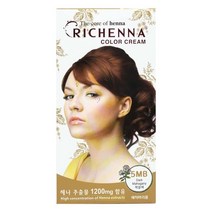 새치 리체나 헤나염색 순한 적갈색 멋내기염색 14207EA, 본상품선택, 본상품선택