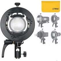 Godox V1 V860II AD200 AD400PRO TT350 TT685 스피드라이트(S2)용 Godox S2 Bowens S형 플래시 홀더 브래킷-36261