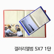 갤러리 앨범 5X7 1단 40장, 레드