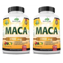 NaturaLife 내추럴라이프 랩스 마카 1900mg 150정 2개 Labs Maca Root Black Red Yellow
