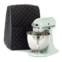 먼지 덮개 가정용 KitchenAid 스탠드 믹서 커버 방수 저장 가방 Kitchenaid 믹서에 적합 주방 FU002, 02 Black_01 16.5x12x12inch