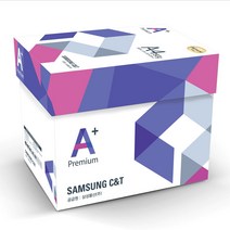 삼성물산 프리미엄 A4용지 75g 2500매 1박스, 프리미엄 에이플러스 A4 복사용지 80g 2500매