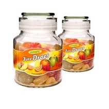 우기 믹스후르츠향 드롭스 병 캔디, 300g, 3개입