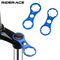 RIDERACE MTB 샥 포크 앞 쇼바 렌치 스페너 공구, A 타입, RL9346, 1개