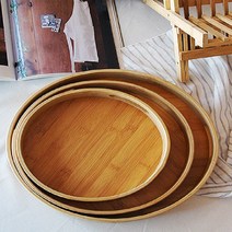 나skswint_소-재입고 내츄럴우드 원형 쟁반 3size 트레이 음식 나무♥winters, ♥winters소