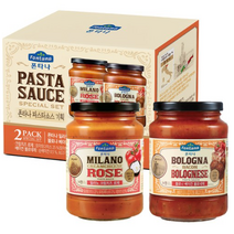 폰타나 크림치즈 로제 파스타소스 430g + 베이컨 볼로네제 파스타소스 430g, 10세트