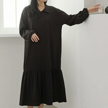 [스위트플러스] 임부복 봄 톡톡 카라 프릴 빅사이즈 임산부 원피스