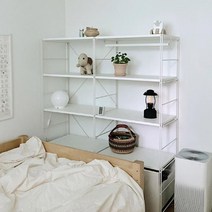 펀잇쳐스 모듈가구 시스템선반 와이어수납 4단 W1200 하부서랍2, 블랙 B