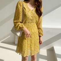 kirahosi 플라워 미니원피스