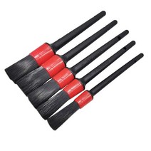 크롬휠복원 크롬붓페인트 5개/대 다기능 세부 브러시 청소 바퀴 트림 자동차 오토바이 플라스틱 라운드 틈, 01 5 Pcs