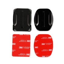 스테디 캠 카메라 봉 모노포드 삼발이 Go pro 액세서리 스티커 평면 곡선 접착제, 03 4 PCS FLAT CURVE SET
