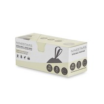 NINESTARS NSTB-3-30 엑스트라 스트롱 화이트 쓰레기 봉투 드로스트링 잠금 3갤런 / 12리터 30개입