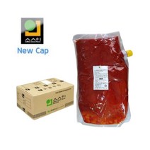 [한국소스 소스인] 시원하고 얼큰한 매운탕 양념 2.5kg x 4입 / 업소용 대용량 국물 육수 소스 양념장, 4개